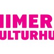 Logotype Mimers Kulturhus, rosa text.